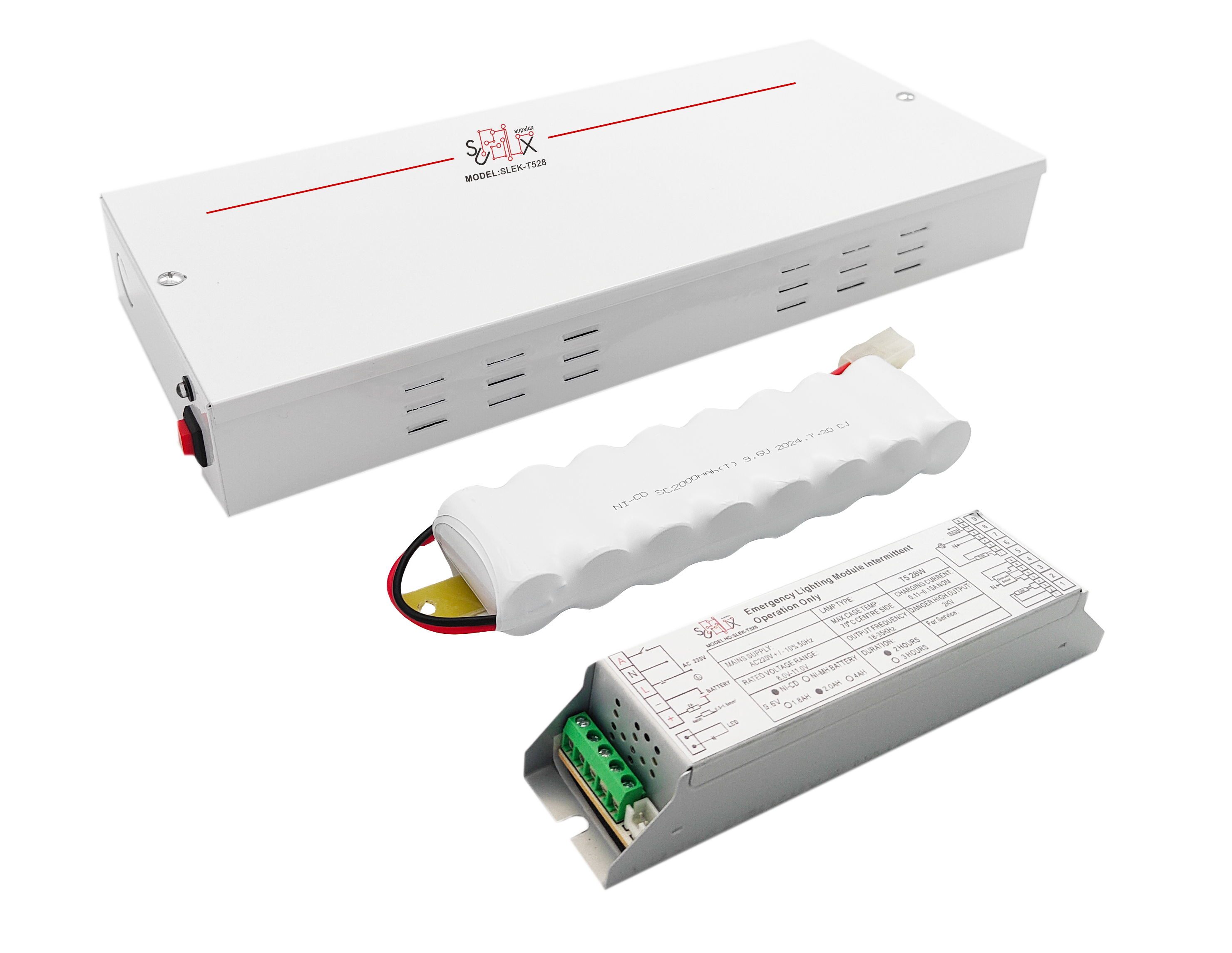 外置式緊急後傋照明組件（供T5管使用）