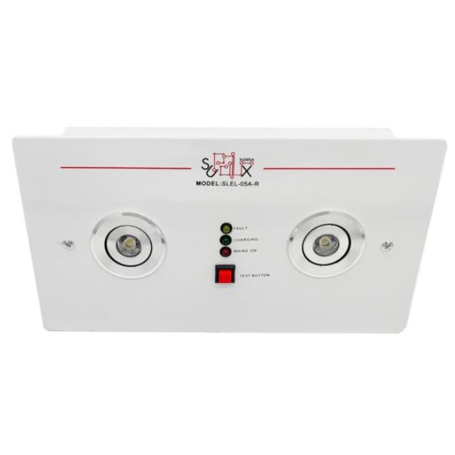 天花式雙頭LED (2x1W)緊急照明燈