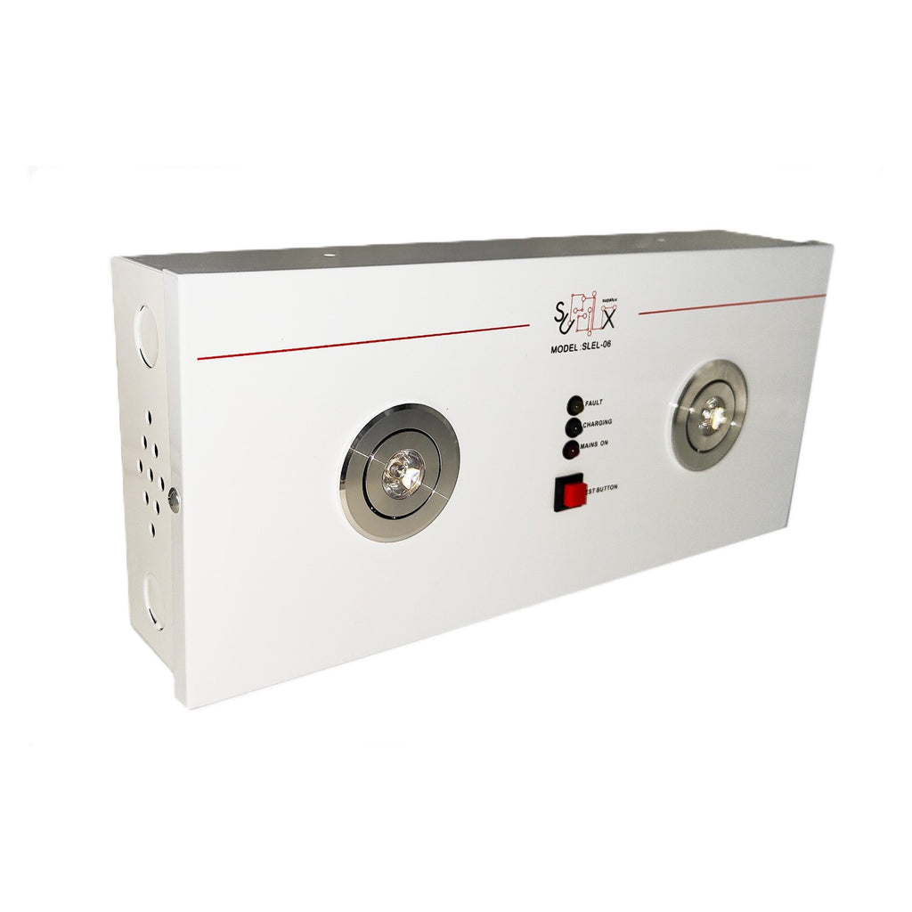 明裝雙頭LED (2x3W)緊急照明燈